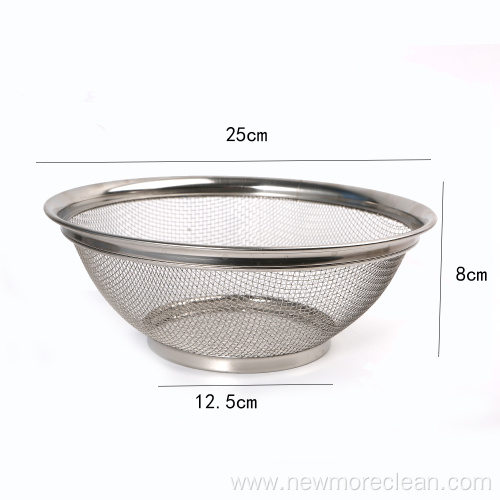 Stainless Steel Colander Kitchen Food Strainer Basket